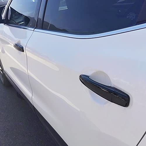 AOKIO Glossy Black Exterior Door Handle Cover Trim for Nissan Murano 2015-2022, Rogue 2014-2019, Maxima 2016-2022 (with Smart Keyhole)