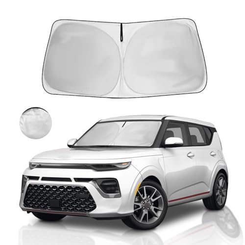 Custom Fit Kia Soul Sun Shade Windshield Sunshade Window Cover, Front Window Shade Sun Visor for Kia Soul 2010-2026, 4 Layers UV Protector Foldable Car Accessories Shield Shade - size: Qy1. for Kia Soul 2010-2026