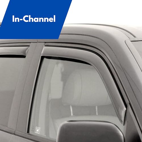 IG Window Visors Fit for 2000-2004 Dodge Dakota Quad Cab, in-Channel Rain Guards Vent Wind Deflectors 4PC, Truck Accessories for 00-04 Dakota (Crew Cab Only) - size: 2000-2004 Dakota Quad Cab (In-channel)