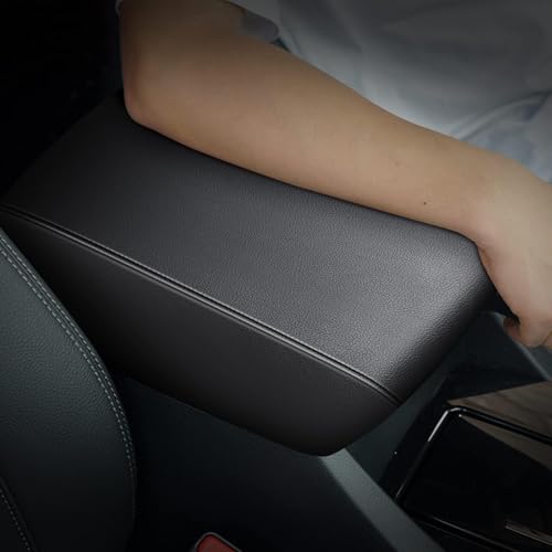 AOMSAZTO Armrest for Nissan Altima 2019 2020 2021 2022 2023 2024 2025 Black Leather Console Cover - size: 2019-2024 Nissan Altima