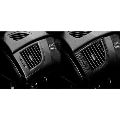 Real Carbon Fiber Instrument Panel Vent Trim Stickers Decals Compatible with Hyundai Genesis Coupe 2013 2014 2015 2016 Interior Accessories - color: Instrument Side Vent