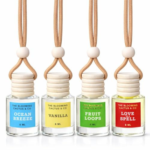 4 Pack Air fresheners | Long lasting car air fresheners, Hand-made in USA | Small room diffuser | Small Business Woman Owned. (8 ml Sweet & Fresh Pack Mix) - style: 8 ml Sweet & Fresh Pack Mix