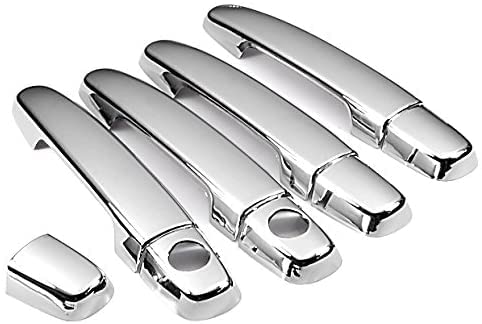 Chrome Side Door Handle and Mirror Covers for 2009-2013 Toyota Corolla / 2007-2011 Toyota Yaris