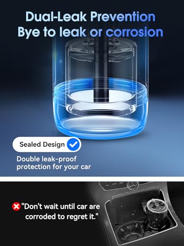 Ceeniu Smart Car Air Fresheners, New Smell Experience By Ultrasonic Mist, Auto On/Off, Powerful Built-in Battery, Natural Fragrance, Adjustable Car freshener, Cologne Scent - style: Cologne