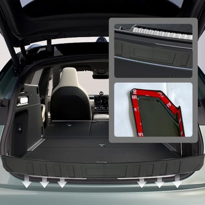 Rear Bumper Protector Guard Accessory Trim Cover Scratch Resistant Trunk Door Entry Guards Compatible with Highlander 2015 2016 2017 2018 2019 2020 - color: Highlander 2015-2020