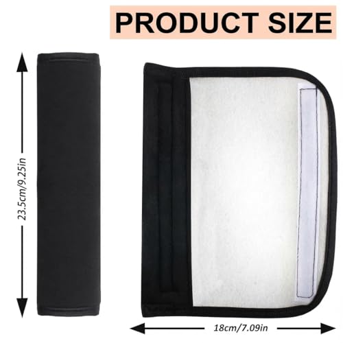 2pcs car seat Belt Cushion, Comfortable seat Belt Protection pad, can Prevent Friction and Irritation, Suitable for Neck, Shoulder, Collarbone and Chest seat Belt Cushion, to Prevent Injury.