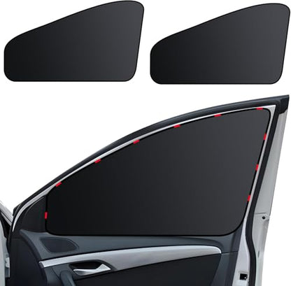 ZATOOTO Car Window Shades for Driver Side Car Privacy Shades for Front Window Full Blackout Car Window Cover Magnetic Sun Shade for Car Window Universal Great for Travel Camp Privacy - size: Blackout (Front)-2pcs