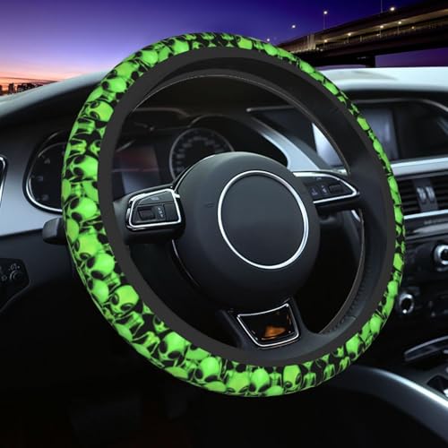 Alien Steering Wheel Covers Non Slip Neoprene Universal 15 Inch Steering Wheel Protector Car Cover for Men Women - color: Alien