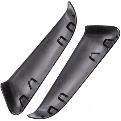 Riloer Side View Mirror Cover, 2 Packs Car Rearview Mirror Cover Cap, Side Wing Mirror Cover Cap Compatible with F-150 Limited 2013-2014 9L3Z17D743AA, 9L3Z17D742AA (Glossy Black) - color: Glossy Black