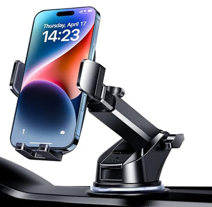 Qifutan Universal Car Phone Holder Automobile Cell Phone Holder Car Mount for iPhone Universal Car Dashboard Mount Fit All Phones Cell Phone Camera Mounts