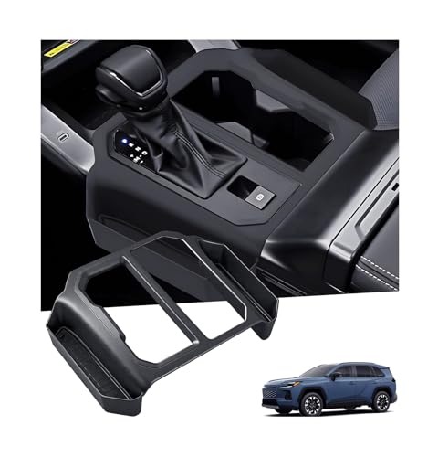 Center Console Organizer Tray Storage Box for Toyota RAV4 2026, Interior Accessories for 2026 RAV 4, Black - style: Fits for Toyota RAV4, E