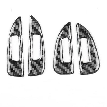 NVCNX Real Premium Carbon Fiber Accessories for Dodge Durango 2011-2020 2012 2013 2014 2015 2016 2017 2018 2019 Car Dash Air Vent Cover Interior Trim Sticker Decal 4PCs - color: 2011-2020 Dash Air Vent Trim