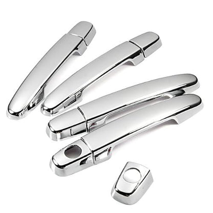 Chrome Side Door Handle Cover Trims Fit for 2002-2006 Toyota Camry / 01-07 Highlander