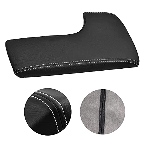 AUTOKAY Leather Center Console Lid Armrest Cover for Lexus IS250 IS350 2014 2015 2016 2017