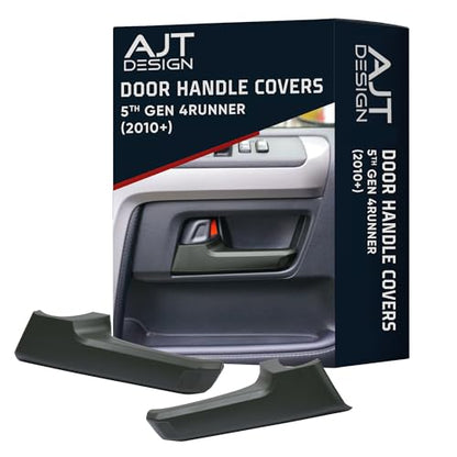AJT DESIGN Door Handle Covers Compatible with Toyota 4Runner 2010+ (5th Gen) | 5th gen 4runner Chrome Delete | ABS Plastic Front & Back Interior Car Door Handle Cover| Made in USA | Army Green - color: Army Green
