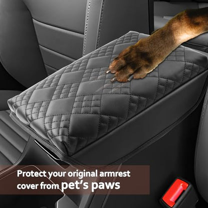 SKTU for 2026 Kia K4 Hatchback Center Console Cover for 2025 2026 Kia K4/2026+ Kia K4 Hatchback Armrest Cover Kia K4 2025 2026 Accessories Soft Console Cushion [Thicken] 2026 K4 Hatchback Seat Box Pad - color: 2025+ K4/2026+ K4 Hatchback Thicken