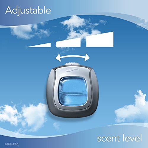 Febreze Car Vent Clip with Downy April Fresh Scent - size: 0.06 Fl Oz (Pack of 1)
