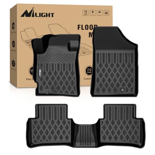 Nilight TPE Floor Mats for Nissan Altima 2007 2008 2009 2010 2011 2012 All Weather Custom Fit Heavy Duty Floor Liners