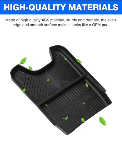 Autorder Lower Console Organizer Tray for 2023-2025 2026 Honda HRV Accessories - Center Console Bottom Storage Insert Tray - ABS Black - size: 2023+ HR-V Bottom Organizer
