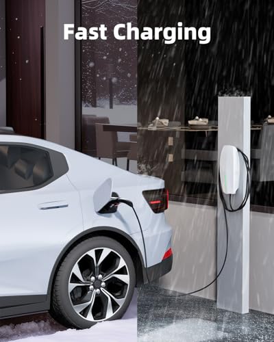 FOCSPROD for Tesla to J1772 Charger Adapter, Max 60A 250V for NACS to J1772 Electric Vehicles Charging Adapter Compatible with Tesla Mobile/Wall Connectors, Destination Chargers -UL 2252 - size: For J1772 EVs