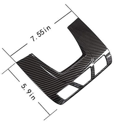 ABS Carbon Fiber Color Car Inner Front Reading Light Lamp Panel Cover Trim Auto Interior Roof Lamp Panel Cover For BMW 1 2 3 4 Series X1 X2 X5 X6 F30 F22 F34 F36 F48 F47 F15 F16 (Panel frame)