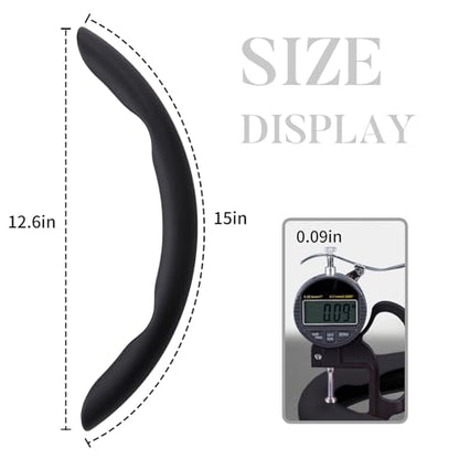 Car Steering Wheel Cover Leather Snap On 3Pcs Set Non-Slip Protector Wrap Steering Wheel Accessories 14.5-15 inch Universal Black - color: Black B