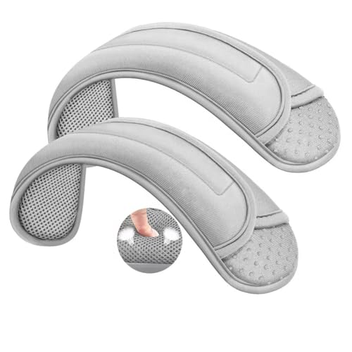 ZINZ 2-Pack Universal Shoulder Pad with Ultra Thick Cushion for Bag Luggage Bag Crossbody, Plus Long & Anti-Slip & Breathable,Grey - color: Grey