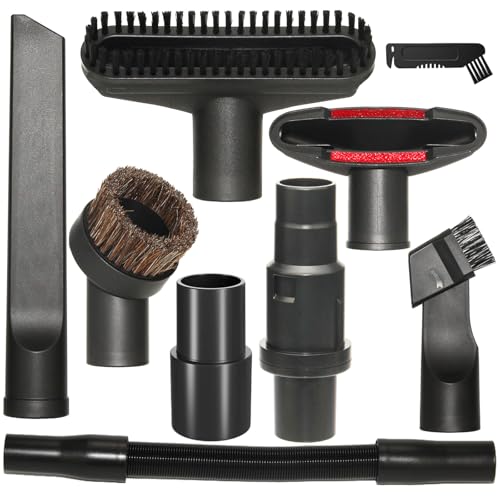 Vacuum Attachments Compatible with Shark Corded Vacuums, Navigator NV350 NV360 Rotator NV501 Rocket HV300 Stratos, 1 1/4" Accessories with Extension Hose Adapters (Car Detailing Kit) - style: Car Kit A