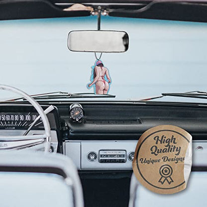Funny Naughty Unique Car Air Fresheners Scented With Premium Oils By Fresh Fresheners (Braziliana) - color: Braziliana