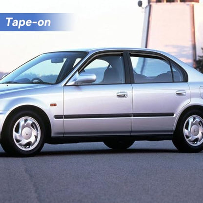 Window Visors Rain Guards Shield for 1992 1993 1994 1995 Honda Civic Sedan, Out-Channel Window Vent Wind Deflectors Visors Shades for 92 93 94 95 Civic - size: 1992-1995 Honda Civic