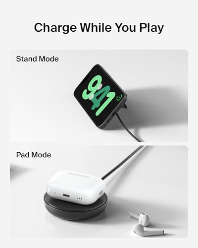Belkin Magnetic Wireless Charging Pad Qi2 15W w/Kickstand - MagSafe-Compatible Qi2-Certified Wireless Charger for iPhone 17, Samsung Galaxy S25, AirPods, & More w/Power Supply Included - Black - style: Power Supply Included (Gen 2)