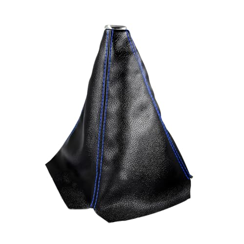 Yourkar Car Shift Knob Dust Cover, Auto Gear Shift Knob Boot, Dust-Proof Shifter Sleeve Replacement Suitable for Most Manual or Automatic Cars, Universal Interior Car Accessories (Black&Blue) - color: Black&Blue