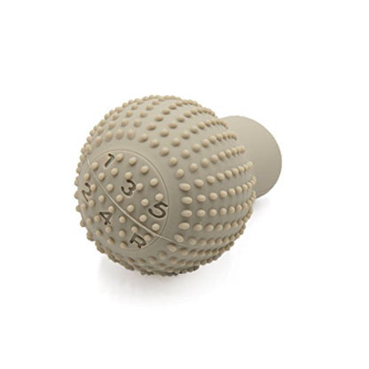 uxcell Beige Soft Silicone Nonslip Car Manual Gear Shift Lever Knob Protective Cover - color: Beige