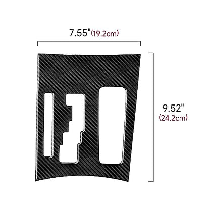 Car Gear Shift Panel Decals for 2011-2014 Chrysler 300 / 300C / 300S / Limited/Base Accessories Carbon Fiber Interior Stickers - color: Gear Shift 2011-2014, B