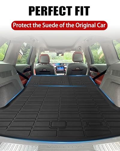 Cargo Liner Compatible with 2024-2025 Lincoln Nautilus Trunk Mat Cargo Mat Back Seat Cover Protector (Backrest Mats+Trunk Mat) - size: For 2024-2025 Lincoln Nautilus