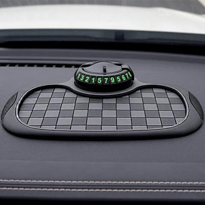 Universal Silicone Car Phone Holder Mount Anti Slip Dashboard Mat, Non Skid Pad, Multi Function Vehicle Organizer for Sunglasses GPS, Car Interior Accessories for Women, Truck SUV