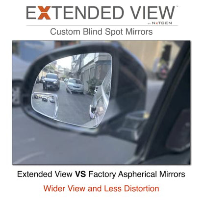 Blind Spot Mirrors- Compatible with BMW X7 Extended View, X7 Series - 2 Piece Set (Left & Right) - size: X7 Series