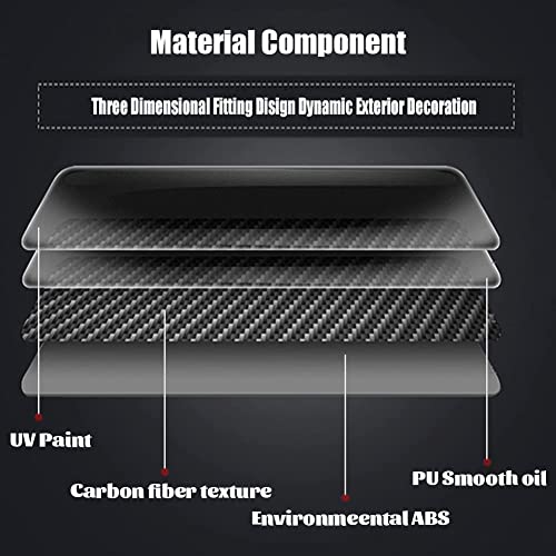 Trim Fit Door Handle Covers for Nissan Sentra 2020-2022, Altima 2019-2022 & Rogue 2021-2022 (Black) - color: Black