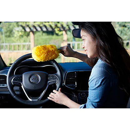 Armor All Car Interior Duster, Scratch-Free Microfiber Car Duster with Handle, , 1 Pack - style: Interior Duster
