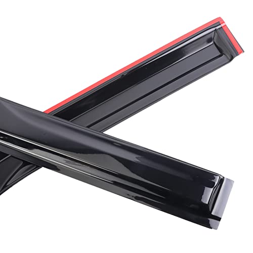 94975 Rain Guards for Trucks Window Visors 2015-2022 F0RD F150 Super/Crew Cab Window Deflectors,Vent Window Visors,4 PCS - size: 2015-2022 Ford F-150 Super/Crew Cab
