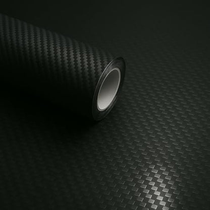 RockRose 3D Matte 3D Black Carbon Fiber Vinyl Wrap, Anti-Wrinkle, Air Release Automotive Bubble Wrap, Self Adhesive Car Vinyl Sticker DIY Decals 2 FT x 5 FT - color: 3D Black, size: 2FT x 5FT