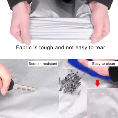 Car Cover Waterproof All Weather for Automobiles, All Weather Season UV Protection Snowproof Outdoor Full Cover Universal Fit All Car,Rain Winter Sun Protection Cover - color: 480*175*120cm