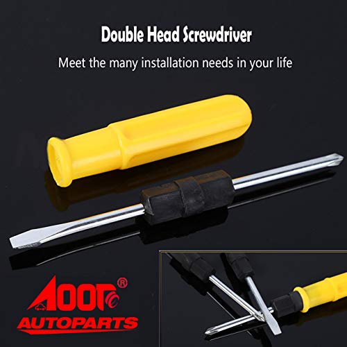 Aootf License Plate Screw Bolt Caps- Logo Billet Metal Car License Plate Bolts Frame Screw Cover with Black Skull Sticker, License Plate Frame Security Fastener Kit with Anti-Rattle Foam Pads - color: Skull Screws