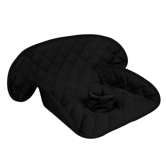 MOOB Waterproof Car Seat Protector - Potty Training Liner for Baby & Toddler, Machine Washable Piddle Pad with Anti-Slip Backing, Universal Fit for Infant Car Seat & Stroller (Black) - color: Black, size: 1 pack