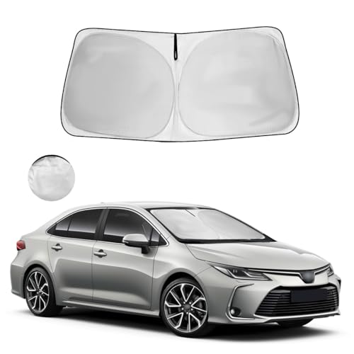 Windshield Sun Shade Window Sunshade Custom Fit Toyota Corolla Accessories 2026 2025 2024 2023 2022 2021 2020 (Not for Corolla Cross) Car Sun Visor UV Protector for Corolla Shield Cover Keep Cool - size: Z1. for Toyota Corolla 2020-2026