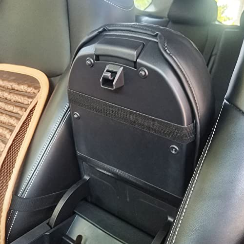 INTGET Center Console Armrest Cover for Toyota RAV4 Accessories 2025 2024 2023 2022 2021 2020 2019 Leather Middle Console Lid Pad Arm Rest Covering Car(Black with Cushion Texture) - color: black with cushion texture