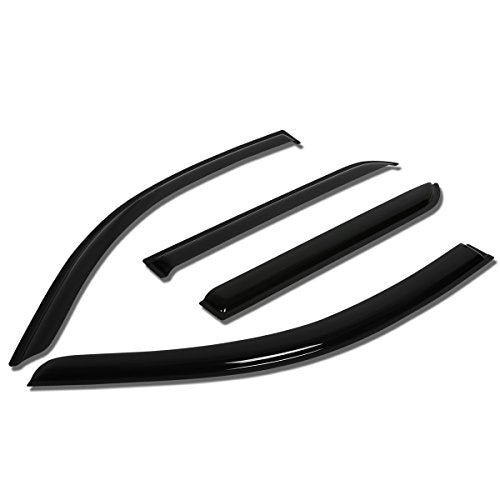 Auto Dynasty 4 Pcs Tape on Window Vent Visor Deflector Rain Guard Compatible with 2008-2014 Toyota Scion xD, Acrylic - size: 08-14 Toyota Scion xD