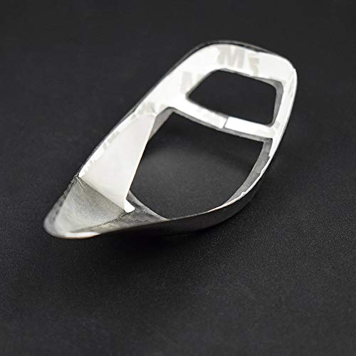 AIRSPEED Carbon Fiber Car Gear Shift Knob Cover Interior Trim for BMW F20 F21 F22 F23 F30 F32 F33 F34 F35 F36 F06 F12 F13 F25 F26 F15 F16 I8 Accessories - style: Style C