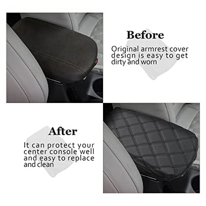 SKTU for 2021 2022 2023 2024 2025 2026 Kia Seltos Armrest Cover 2023 2024 2025 2026 Seltos Accessories Armrest Pad 2024 2025 2026 Seltos Seat Box Pad 2024 2025 2026 Seltos Center Console Cover - color: for 2021-2026 Seltos