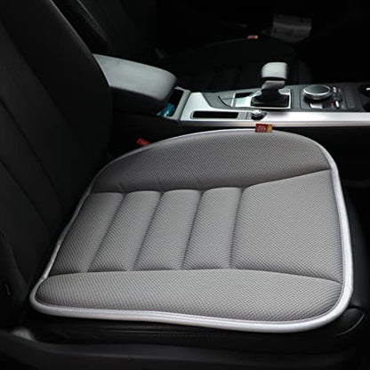 Car Seat Cushion Memory Foam Thin Seat Cushion for Car Truck Seat Driver, 20x18.5x1.2 Inches, Grey - color: Grey